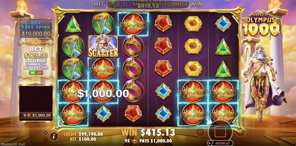 Gates of Olympus 1000 Slot