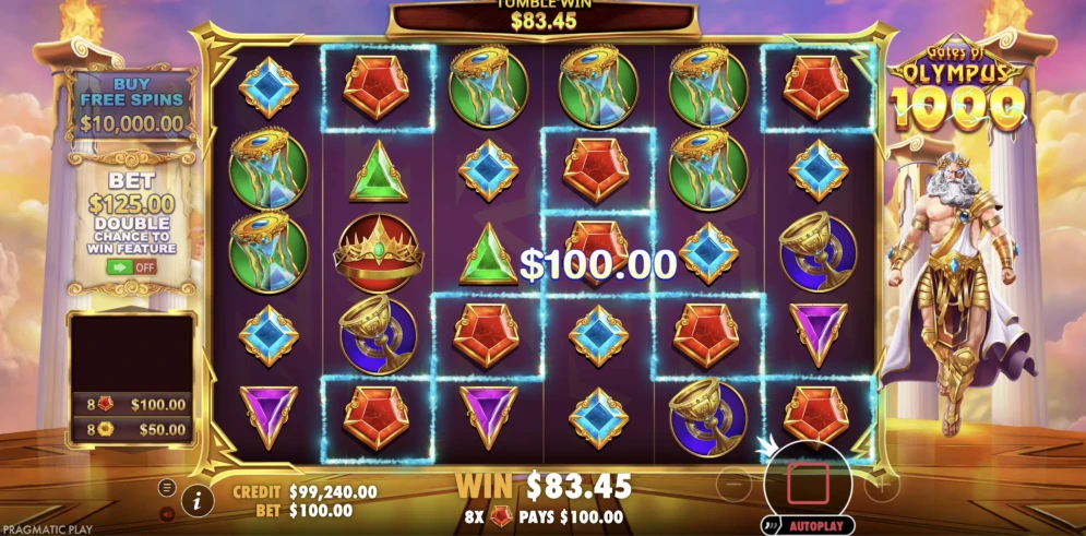 Gates of Olympus 1000 Slot